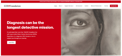 Artwork featured on EDS Canada Foundation Website