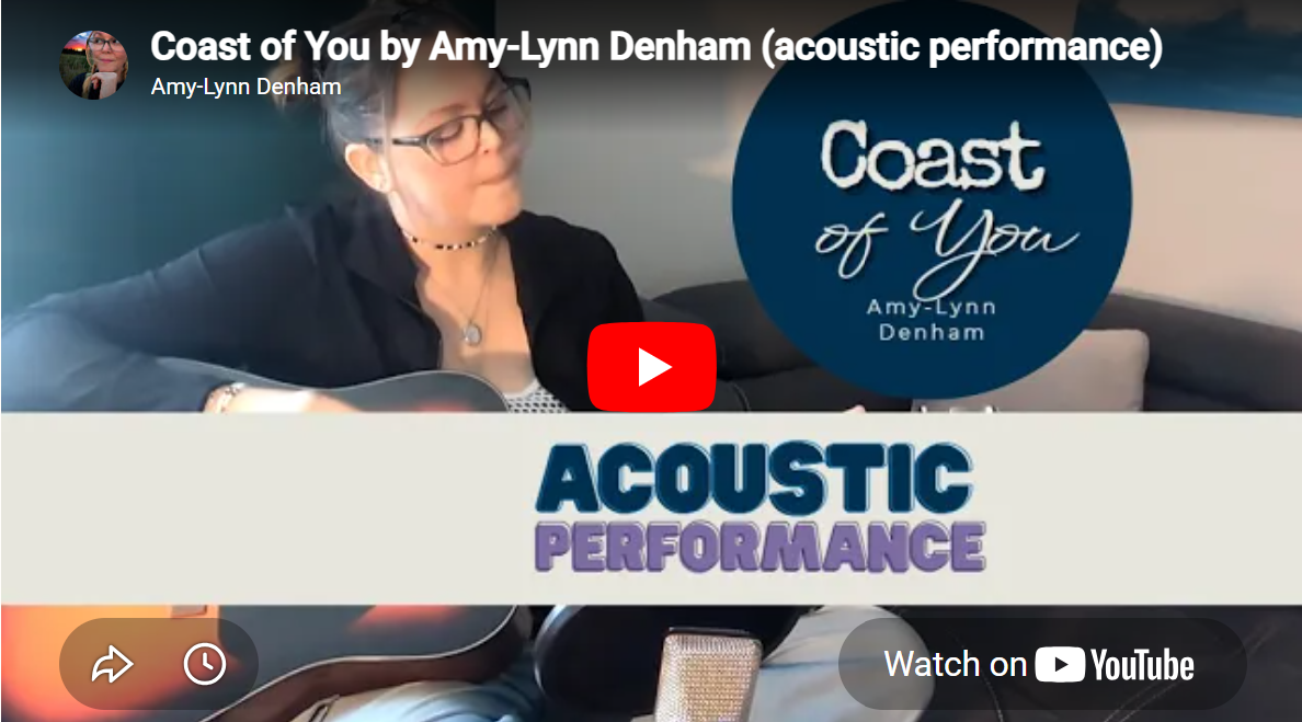 Acoustic performance of  my new ethereal beachy song “Coast of You”